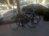 locked bikes